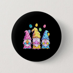 Gnome Easter Shirt Women Easter Outfit Easter Girl 6 Cm Round Badge