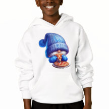 Gnome Enjoying a Delicious Pizza Feast