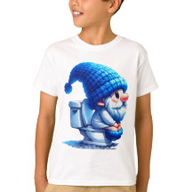 Gnome Enjoying His Toilet Time A Whimsical Moment