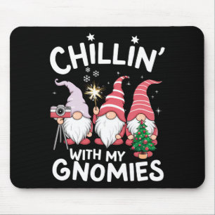 Gnome Family Christmas Chillin With My Gnomies _1  Mouse Pad