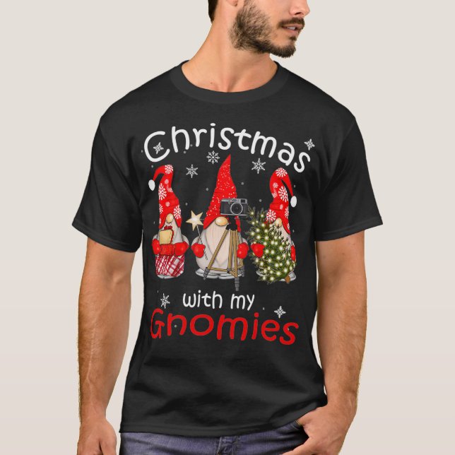Gnome Family Christmas s for Women Men  Gnomies Xm T-Shirt (Front)