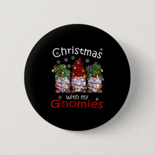Gnome Family Christmas Shirts For Women Men Buffal 6 Cm Round Badge