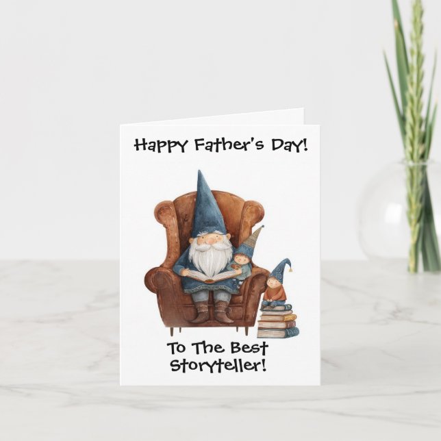 Gnome Father's Day Card (Front)