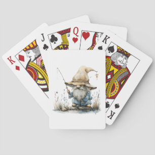 Gnome Fishing Playing Cards