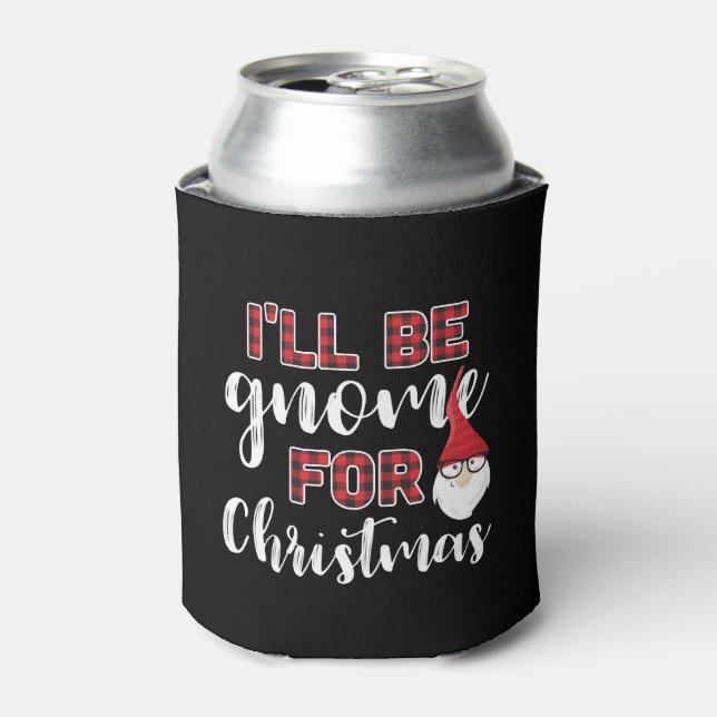 Gnome For Christmas Can Cooler (Can Front)