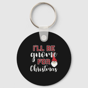 Gnome For Christmas Key Ring