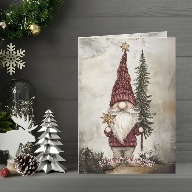 Gnome for the Christmas Holiday  Card (Creator Uploaded)
