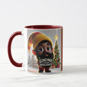 GNOME FOR THE HOLIDAYS 2024-4-Brown Coffee Mug