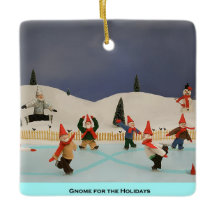 Gnome for the Holidays Christmas Ornament