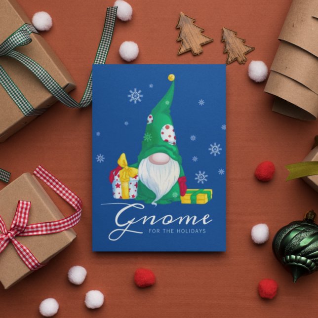 Gnome for the Holidays Holiday Postcard (Creator Uploaded)