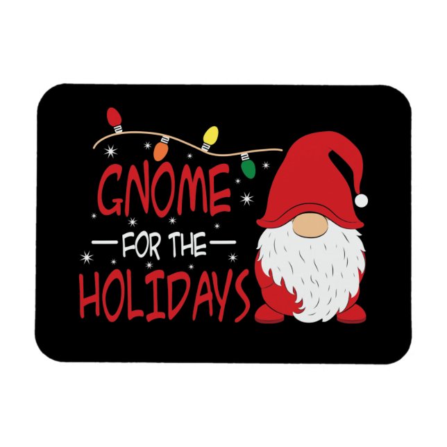 Gnome For The Holidays  Magnet (Horizontal)