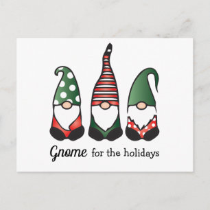 Gnome For The Holidays Postcard