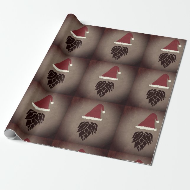 Gnome For the Holidays Wrapping Paper (Unrolled)