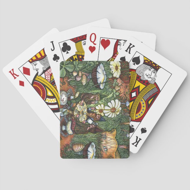 Gnome Gamers Playing Cards Deck (Back)