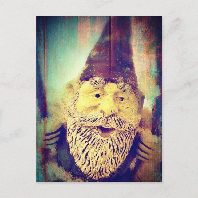 Gnome Grunge Postcard (Front)
