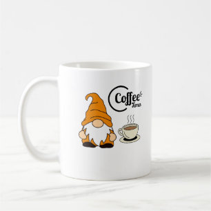 Gnome Hanging out with a Cup of Coffee