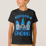 Gnome Hanukkah Funny Jewish Shalom Gnomes Chanukah T-Shirt<br><div class="desc">Gnome Hanukkah Funny Jewish Shalom Gnomes Chanukah Lights</div>
