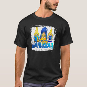 Gnome Happy Hanukkah 2022 Menorah Dreidel Family P T-Shirt