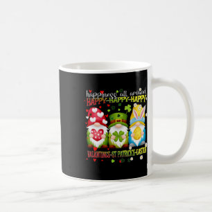 Gnome Happy Valentine St Patrick Easter Happiness Coffee Mug