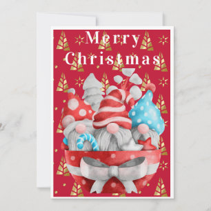 Gnome Holiday Christmas Card