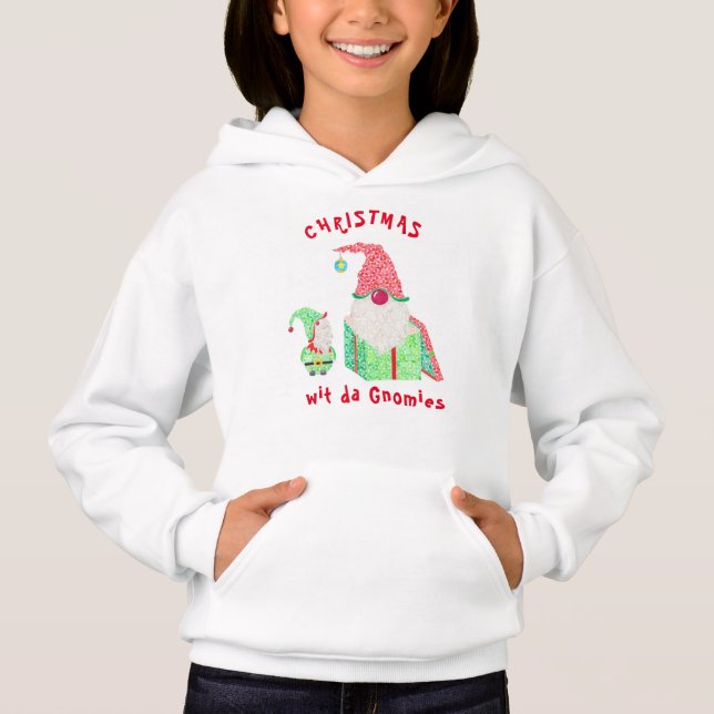 Gnome holiday hoodie (Front)