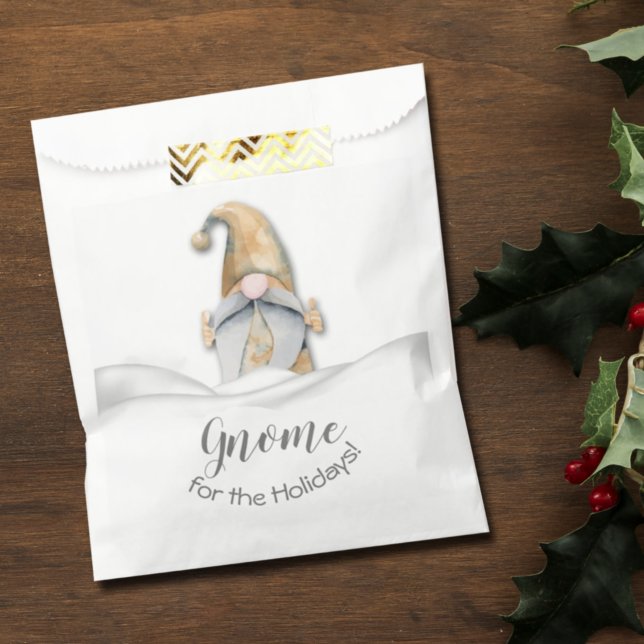 Gnome Home for the Holidays Christmas Favour Bag (Creator Uploaded)
