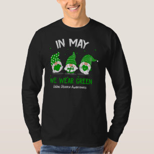 Gnome In May We Wear Green Ribbon Celiac Disease A T-Shirt
