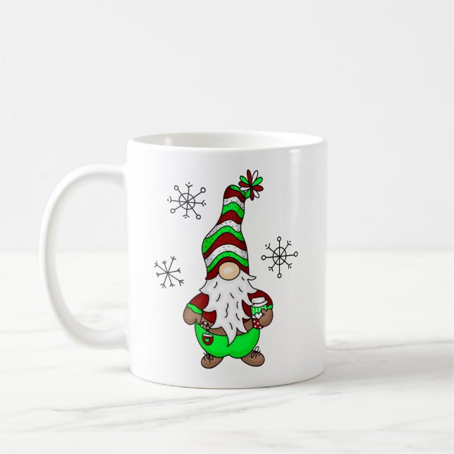 Gnome is Where the Coffee is | Cute Christmas Mug (Left)