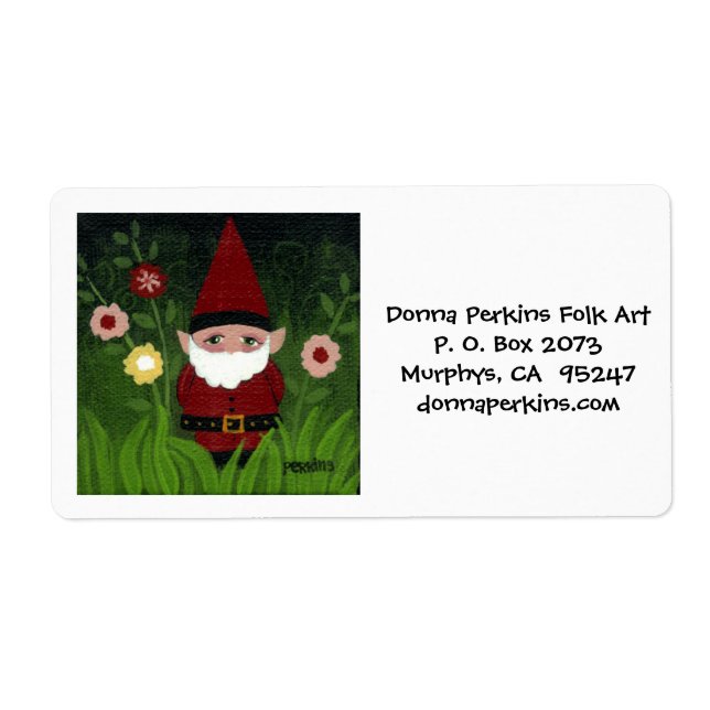 Gnome Labels (Front)