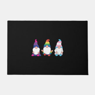 Gnome LGBTQ Bisexual Transsexual Ally Doormat