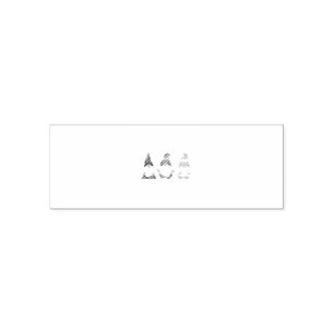 Gnome LGBTQ Bisexual Transsexual Ally Self-inking Stamp