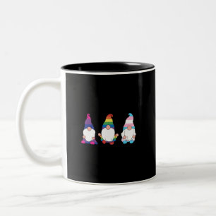 Gnome LGBTQ Bisexual Transsexual Ally Two-Tone Coffee Mug