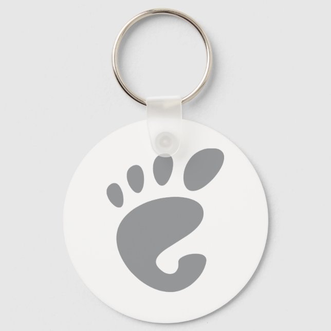 Gnome - Linux - OSS FSF  Key Ring (Front)