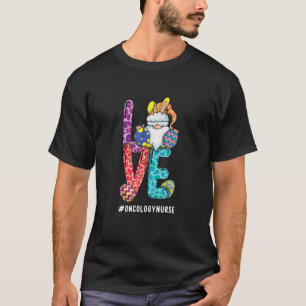 Gnome Love Nurse Oncologist Oncology Happy Easter T-Shirt