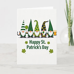 Gnome Luck Glitter Texture Card