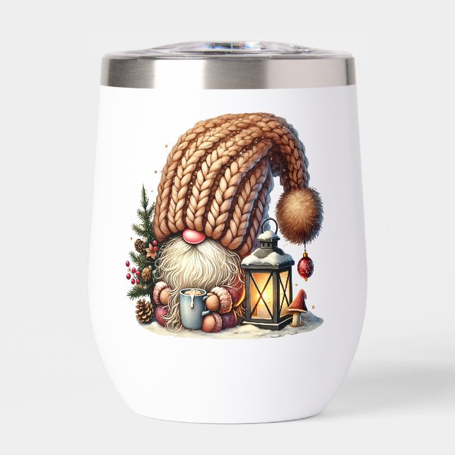 Gnome Made Eggnog Tumbler (Front)