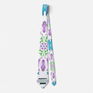 Gnome Mandala design Tie
