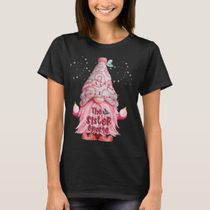 Gnome Matching Christmas Pjs For Family Sister Pin T-Shirt