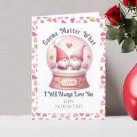Gnome Matter What Funny Cute Valentine's Day