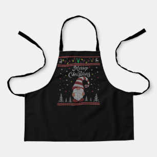 Gnome Merry Christmas Apron