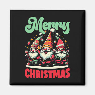 Gnome Merry Christmas Magnet
