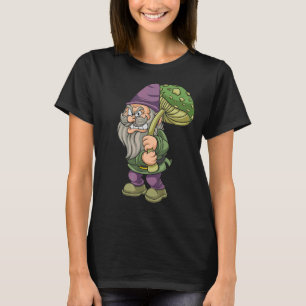 Gnome Mushroom Fungus Mythological Creature Dwarf  T-Shirt