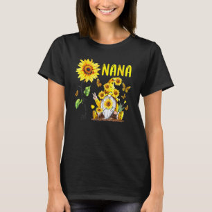 Gnome Nanna Sunflower Love T-Shirt