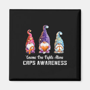 Gnome Nobody Fights RSD CRPS Awareness Alone CRPS Magnet