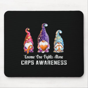 Gnome Nobody Fights Rsd Crps Awareness Alone Crps Mouse Pad