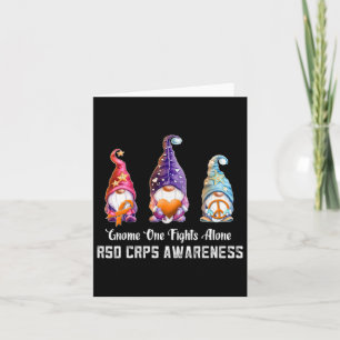 Gnome Nobody Fights Rsd Crps Awareness Alone Rsd C Card