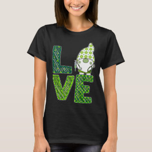 gnome nurse School st Patrick's day nurse loves gn T-Shirt