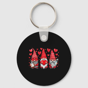 Gnome Nurse Scrub Valentine Rn Icu Er Valentines D Key Ring