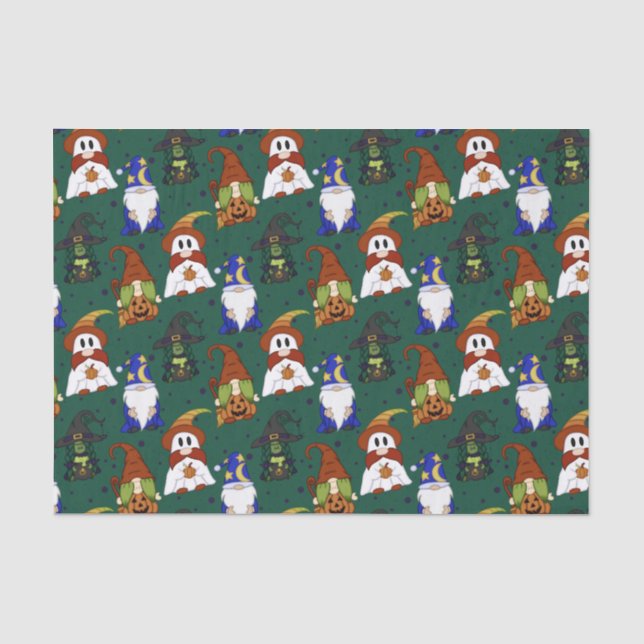 Gnome-o-Ween (Medium) Tissue Paper (Front)