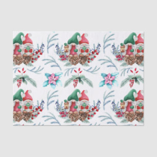 Gnome on Pine Cones  Tissue Paper